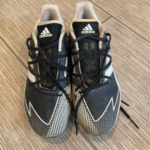 Adidas men’s size 8 metal cleats baseball